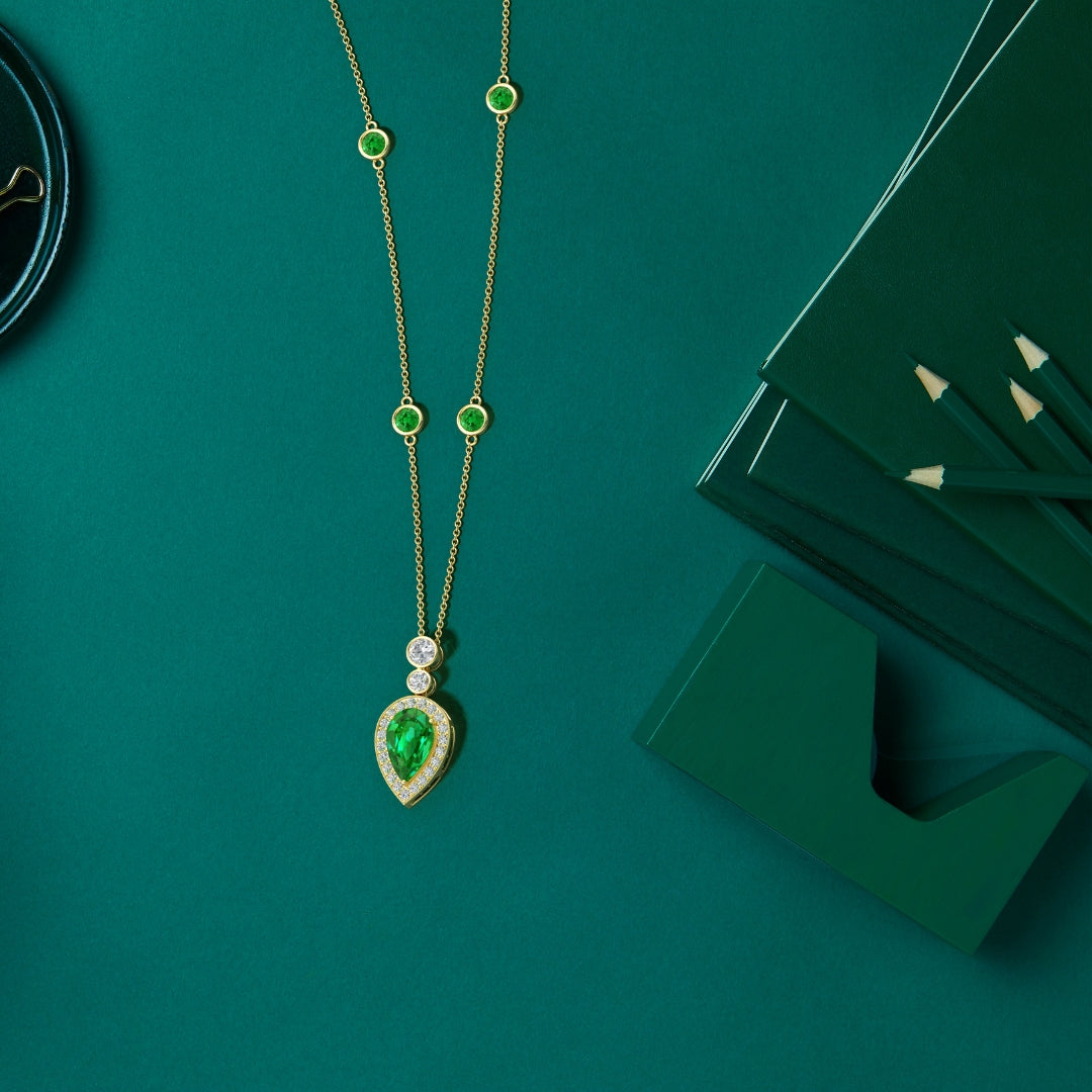 emerald necklaces