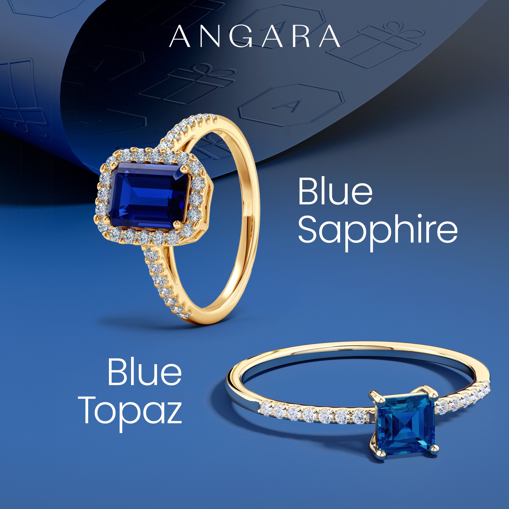 Blue Sapphire vs Blue Topaz : Which is better for an engagement ring?