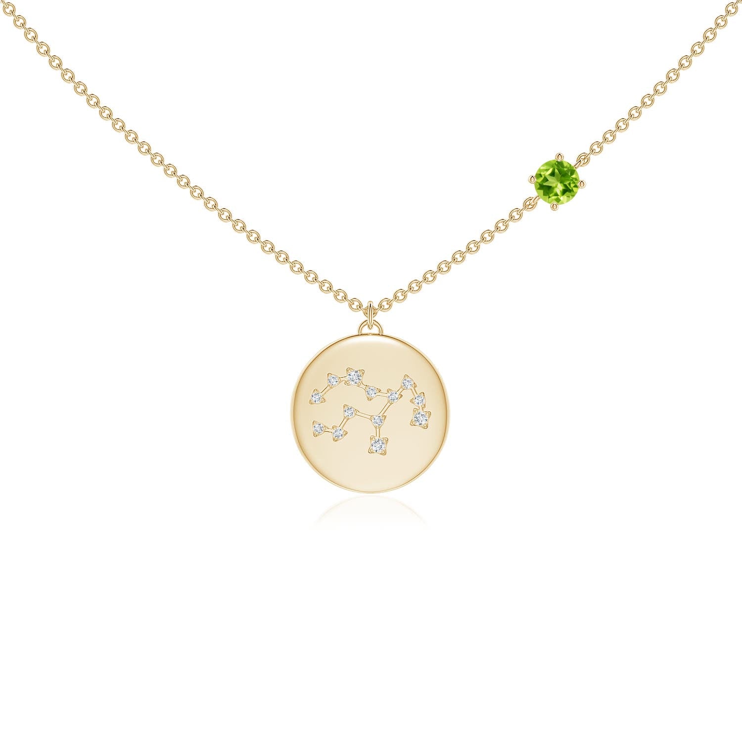 E.W Adams 9ct Yellow Gold and Peridot Drop Pendant Necklace, Gold/Green at  John Lewis & Partners